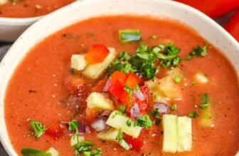 Simple Contemporary Gazpacho – Spend With Pennies