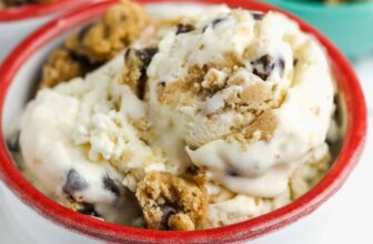 No Churn Cookie Dough Ice Cream