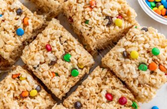 M&M Rice Krispie Treats – The Keep At Residence Chef