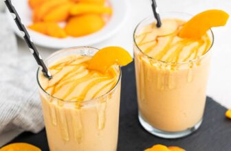 Scrumptious Peach Smoothie – The Keep At Dwelling Chef