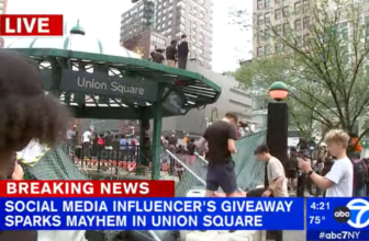 Kai Cenat Occasion in Union Sq. Results in Chaos
