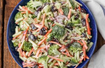Candy and Tangy Broccoli Slaw