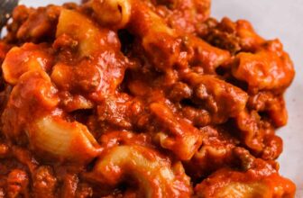 Home made Beefaroni – Spend With Pennies
