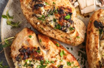 Mushroom Stuffed Rooster Breast – Spend With Pennies