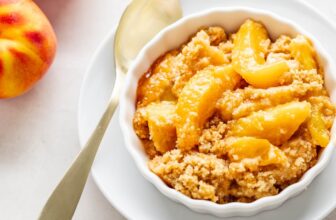 Peach Crumble – The Keep At House Chef