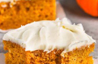 Pumpkin Cake with Cream Cheese Frosting