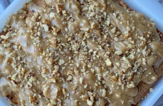 APPLE WALNUT CAKE WITH MAPLE FROSTING