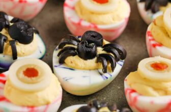 Halloween Deviled Eggs – Spend With Pennies