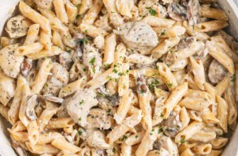 Hen Mushroom Pasta – Spend With Pennies