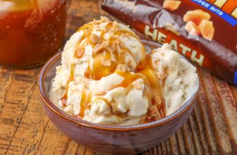 Toffee Ice Cream – Barefeet within the Kitchen