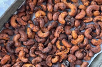 HONEY ROASTED CASHEWS – The Southern Woman Cooks