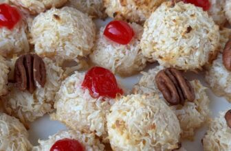 Coconut Macaroons-The Southern Girl Cooks-Solely 3 Elements