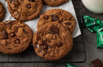 Double Chocolate Mint Cookies – Cookies and Cups
