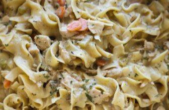 Creamy Hen and Noodles Recipe