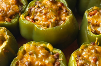 STUFFED GREEN PEPPERS – The Southern Woman Cooks
