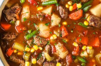 Vegetable Beef Soup – Spend With Pennies