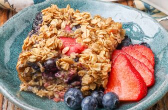 Combined Berry Baked Oatmeal – Barefeet within the Kitchen