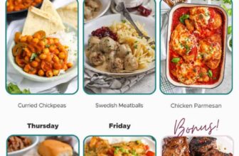 Weekly Meal Plan Might 20, 2024