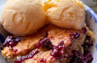 BLUEBERRY PUDDING CAKE – The Southern Girl Cooks
