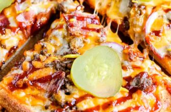 Cheeseburger Pizza A Household Favourite