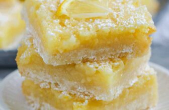 Simple Lemon Bars Recipe Candy & Tangy