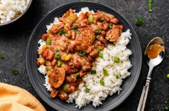 Southern Fashion Pink Beans and Rice