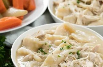Outdated Customary Rooster and Dumplings